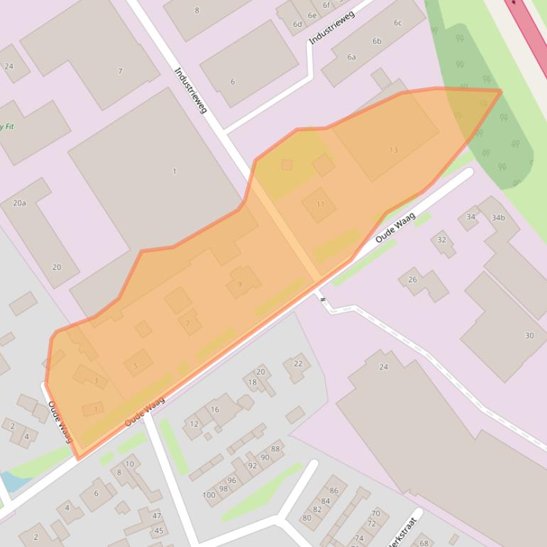 Kaart van postcodegebied 4153BT.