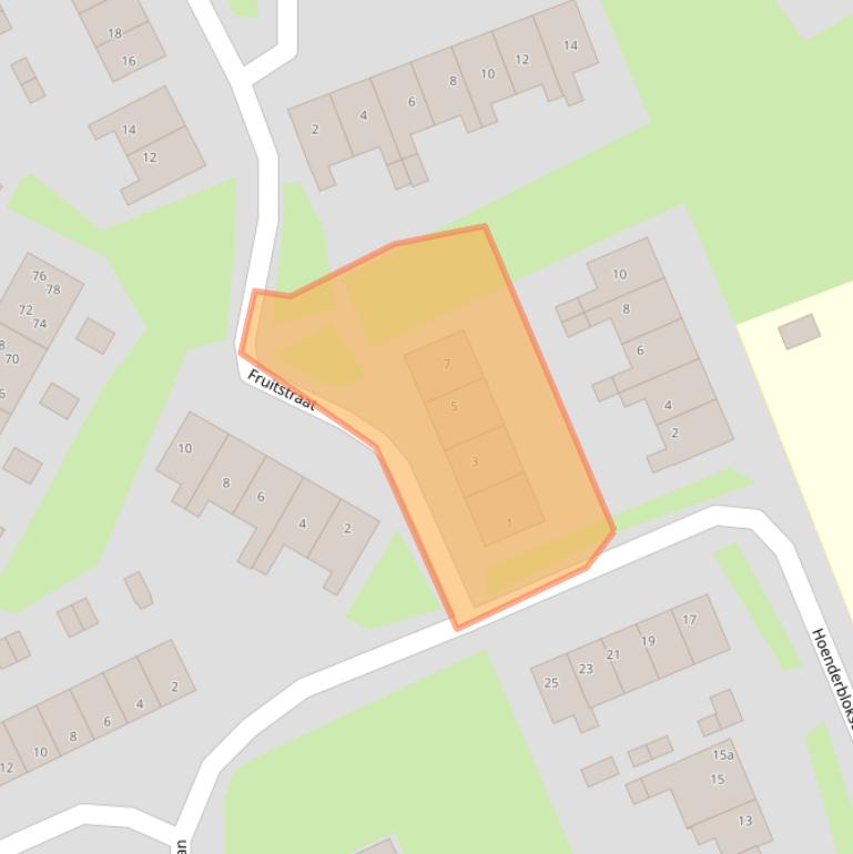 Kaart van postcodegebied 4153CA.