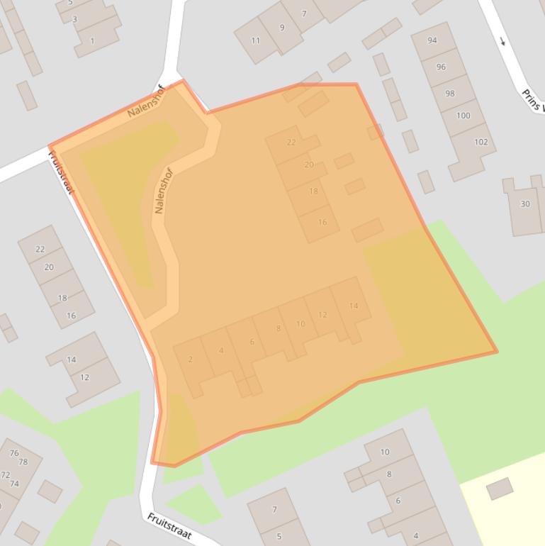 Kaart van postcodegebied 4153CC.