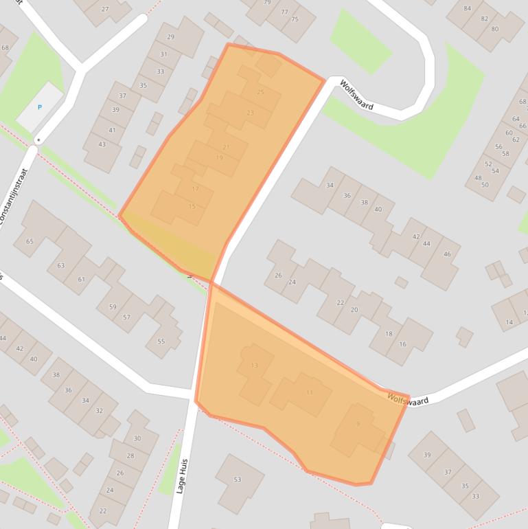 Kaart van postcodegebied 4153CH.