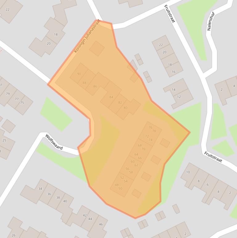 Kaart van postcodegebied 4153CL.