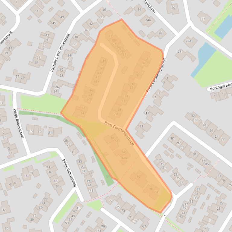 Kaart van postcodegebied 4153CN.