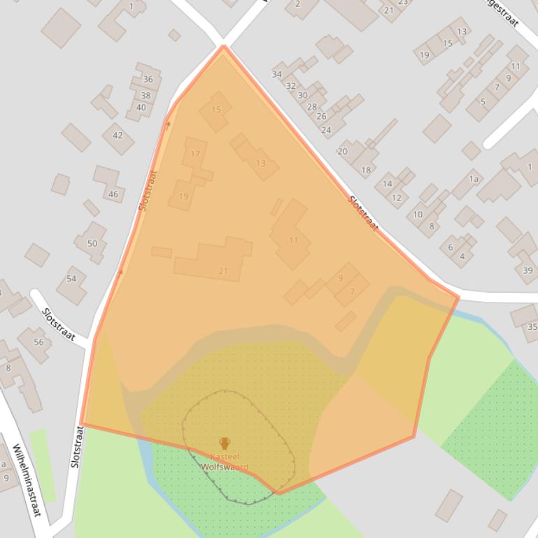 Kaart van postcodegebied 4153VA.