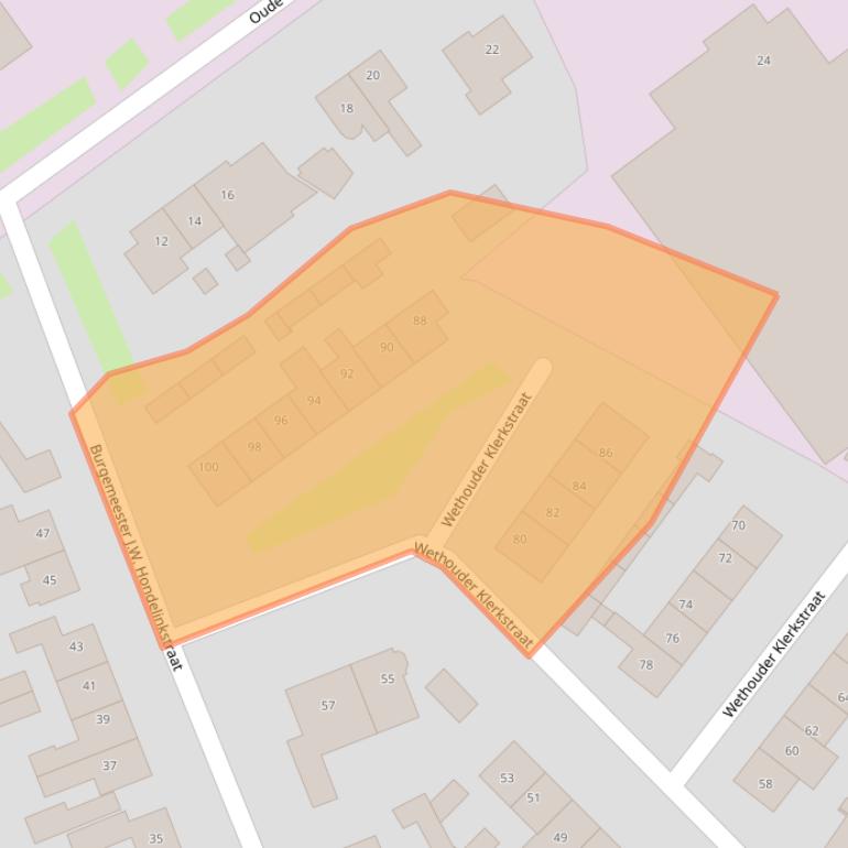 Kaart van postcodegebied 4153VM.