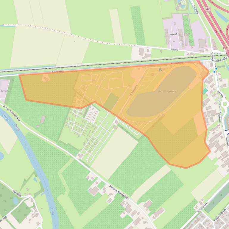 Kaart van postcodegebied 4153XC.