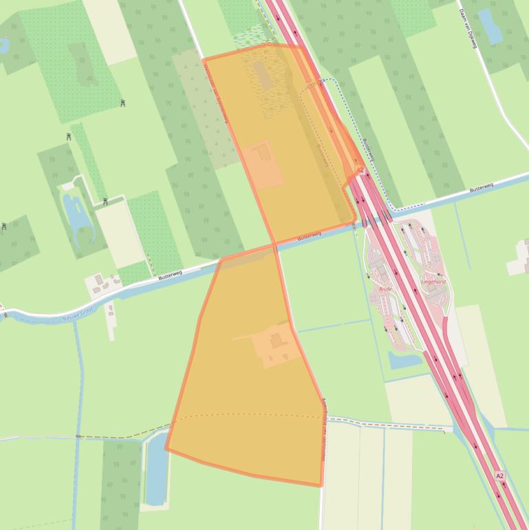 Kaart van postcodegebied 4153XH.