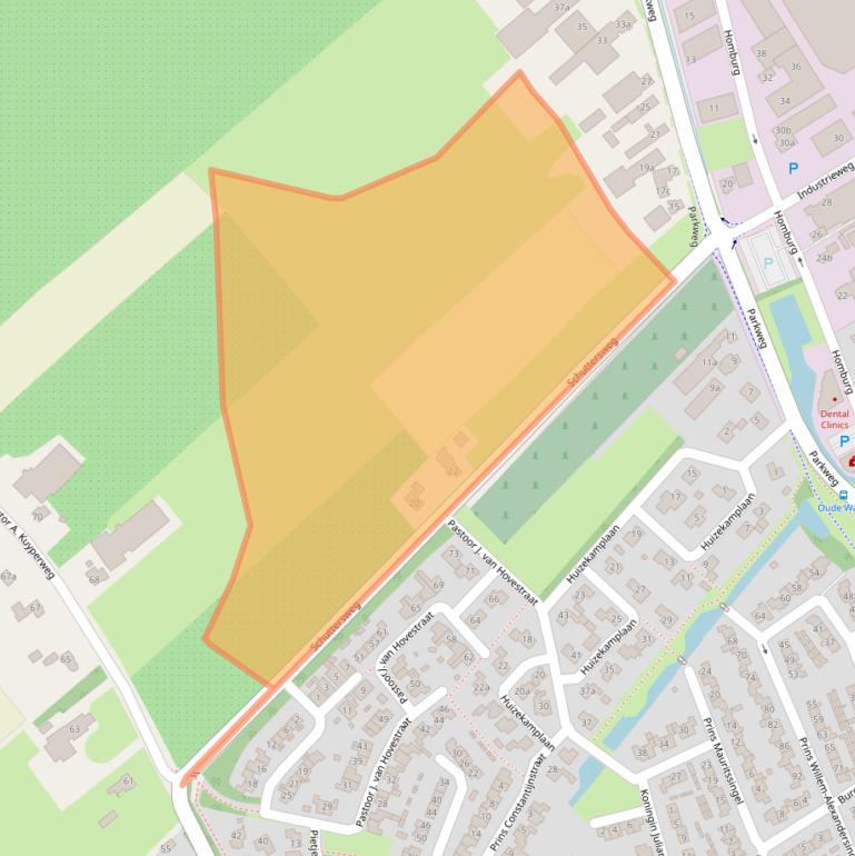 Kaart van postcodegebied 4153XN.