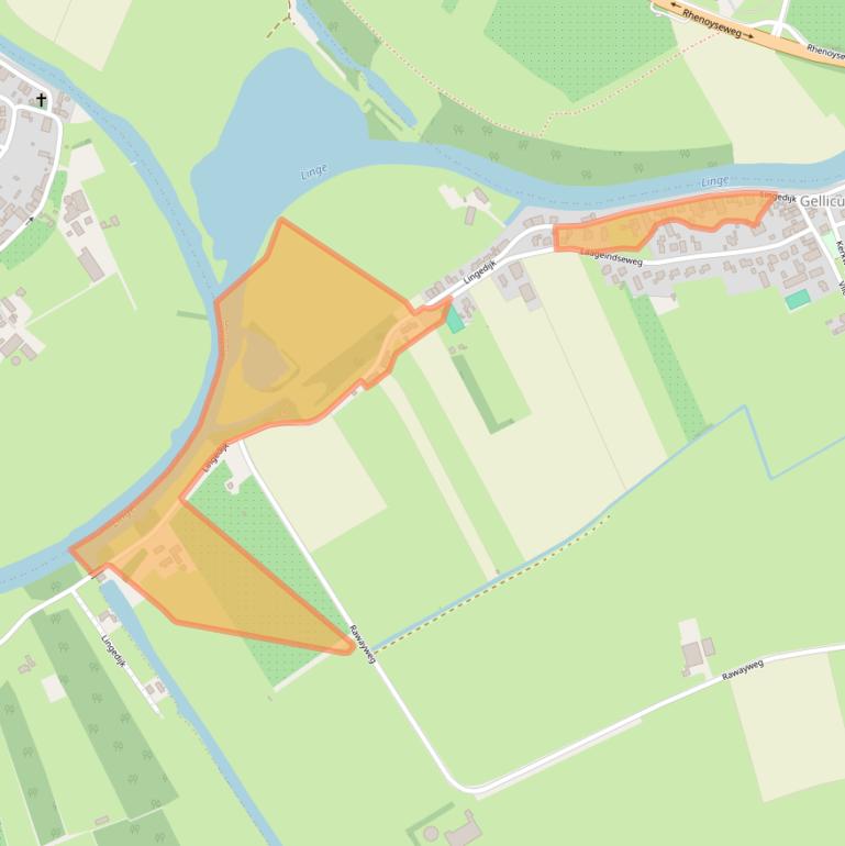 Kaart van postcodegebied 4155BC.