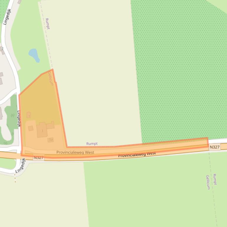 Kaart van postcodegebied 4155BJ.