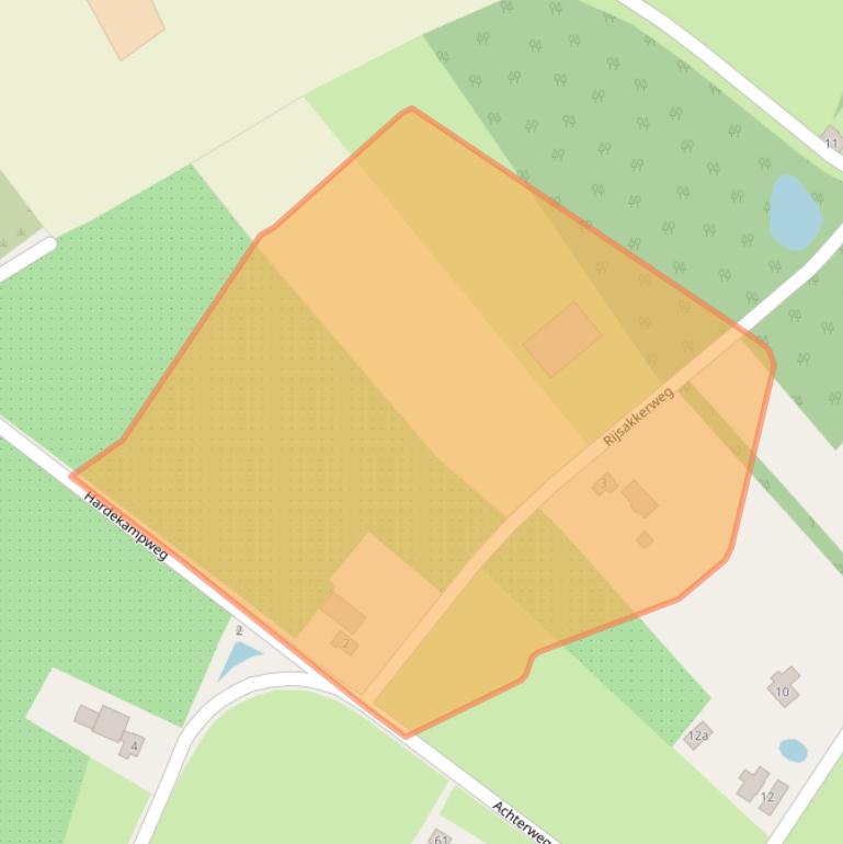 Kaart van postcodegebied 4156AS.