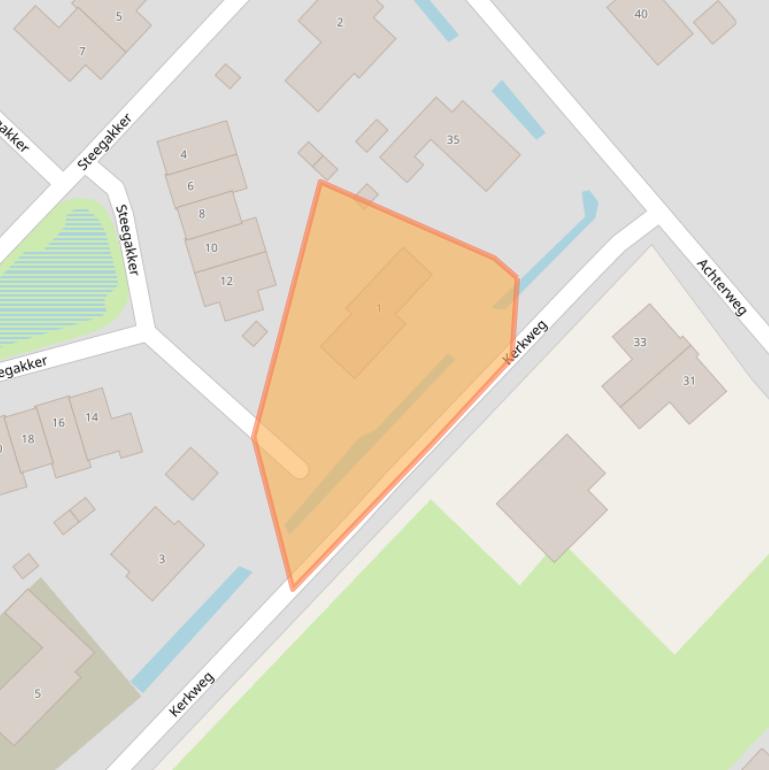 Kaart van postcodegebied 4156AX.