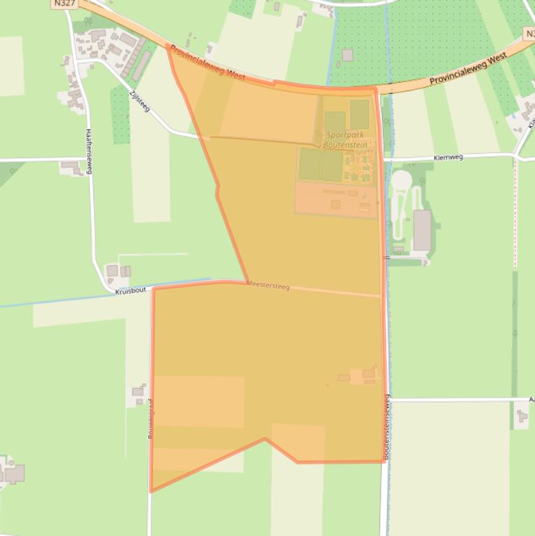 Kaart van postcodegebied 4156JZ.