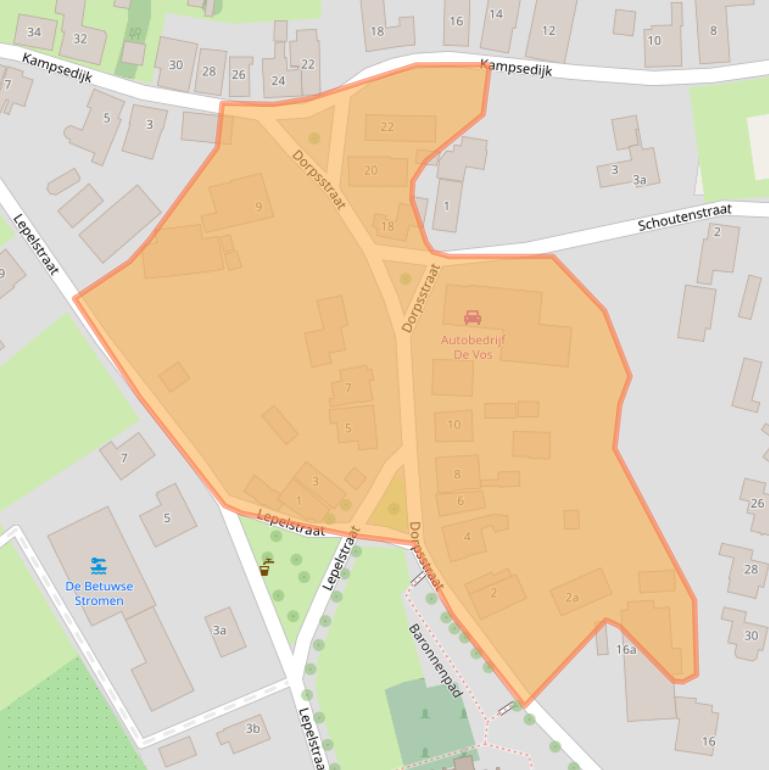 Kaart van postcodegebied 4157GH.