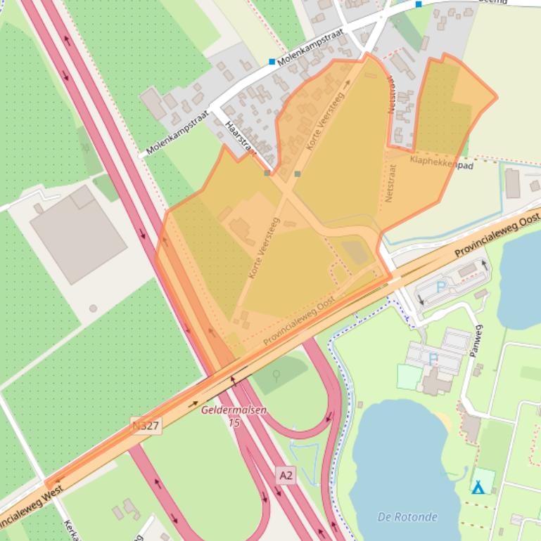 Kaart van postcodegebied 4157GR.