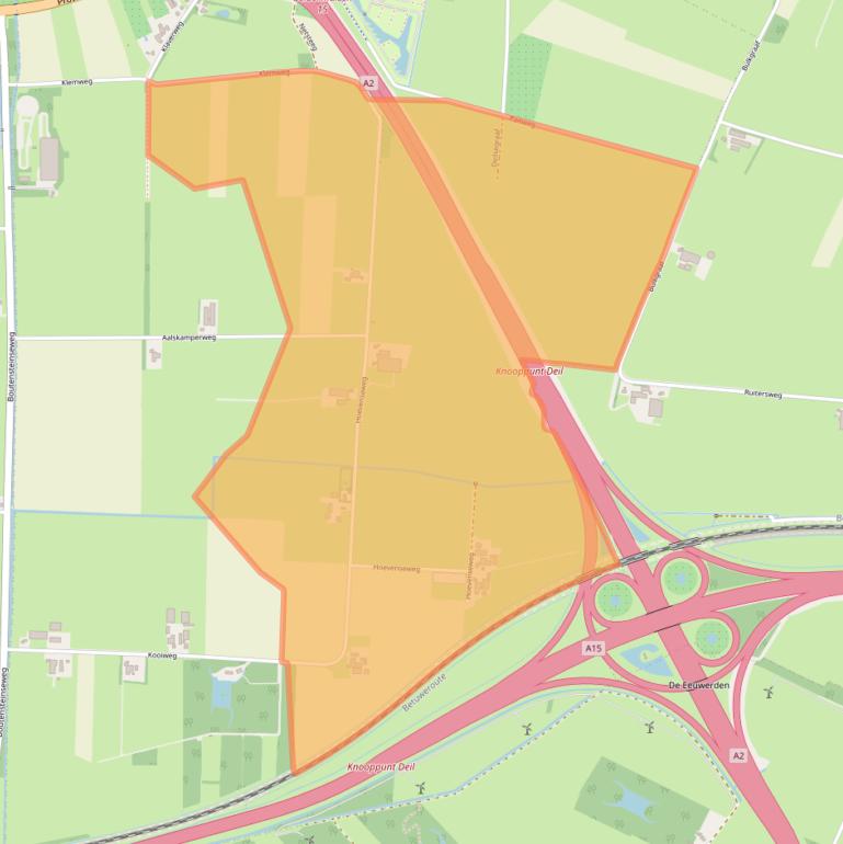 Kaart van postcodegebied 4157JB.
