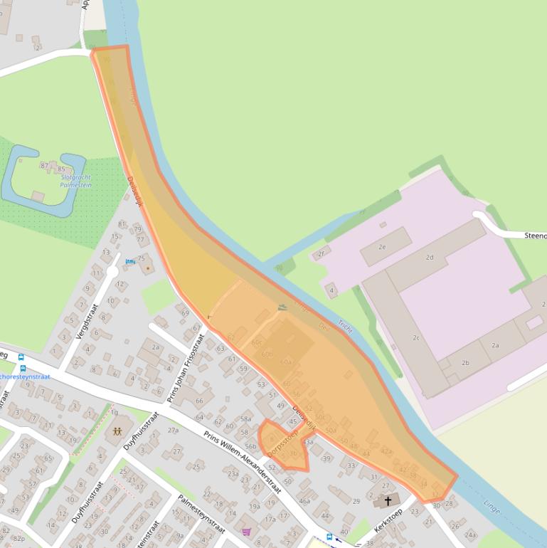 Kaart van postcodegebied 4158CH.