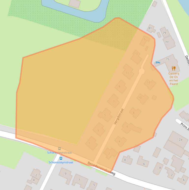 Kaart van postcodegebied 4158EE.