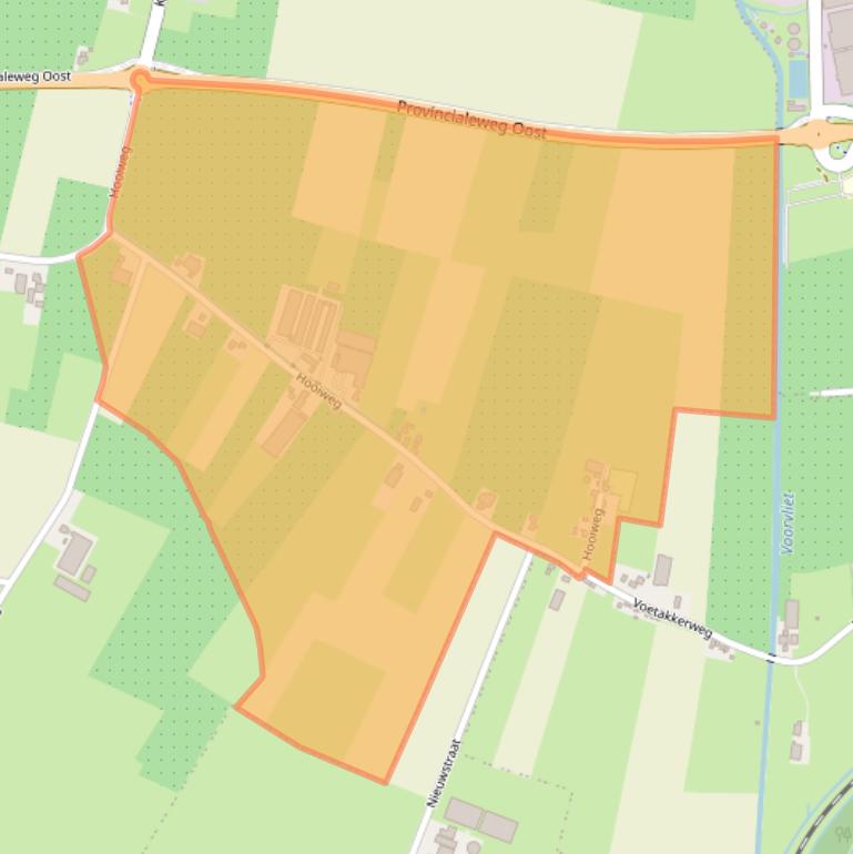 Kaart van postcodegebied 4158LE.