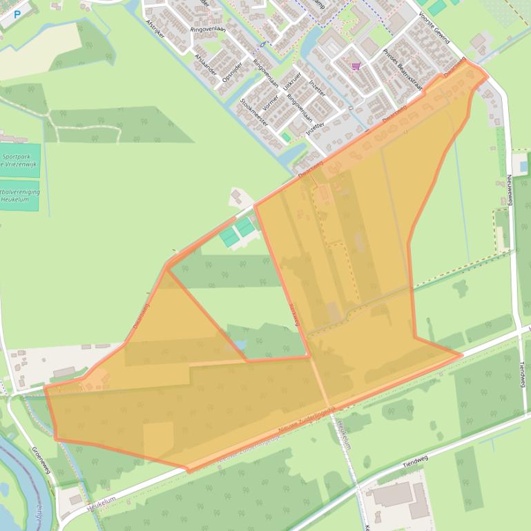 Kaart van postcodegebied 4161AD.