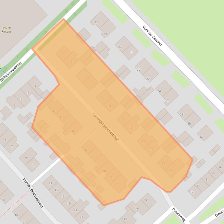 Kaart van postcodegebied 4161AH.