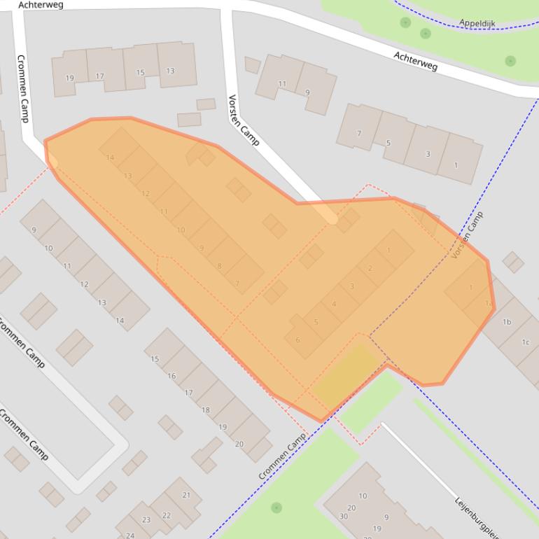 Kaart van postcodegebied 4161AT.