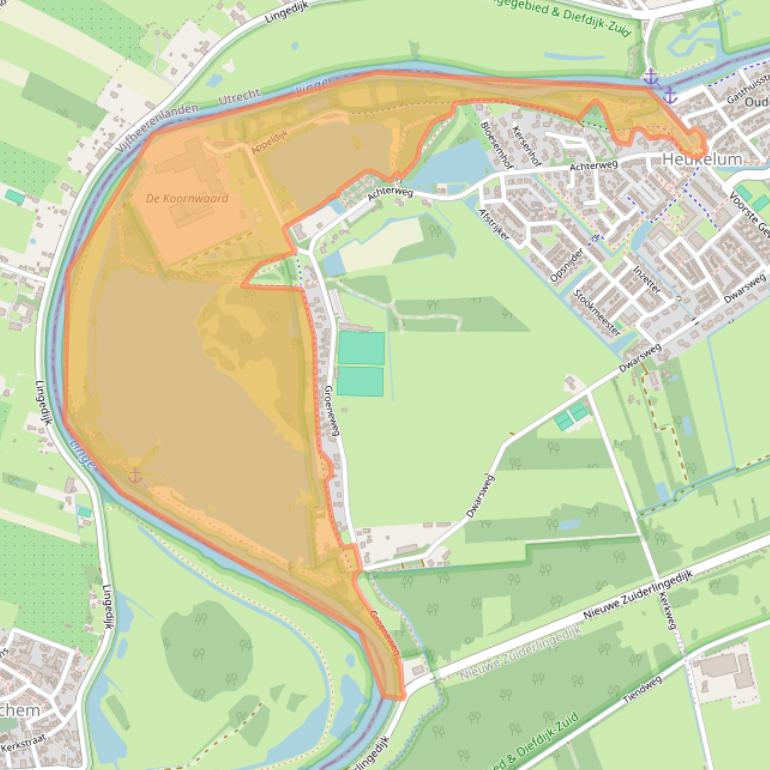 Kaart van postcodegebied 4161BH.