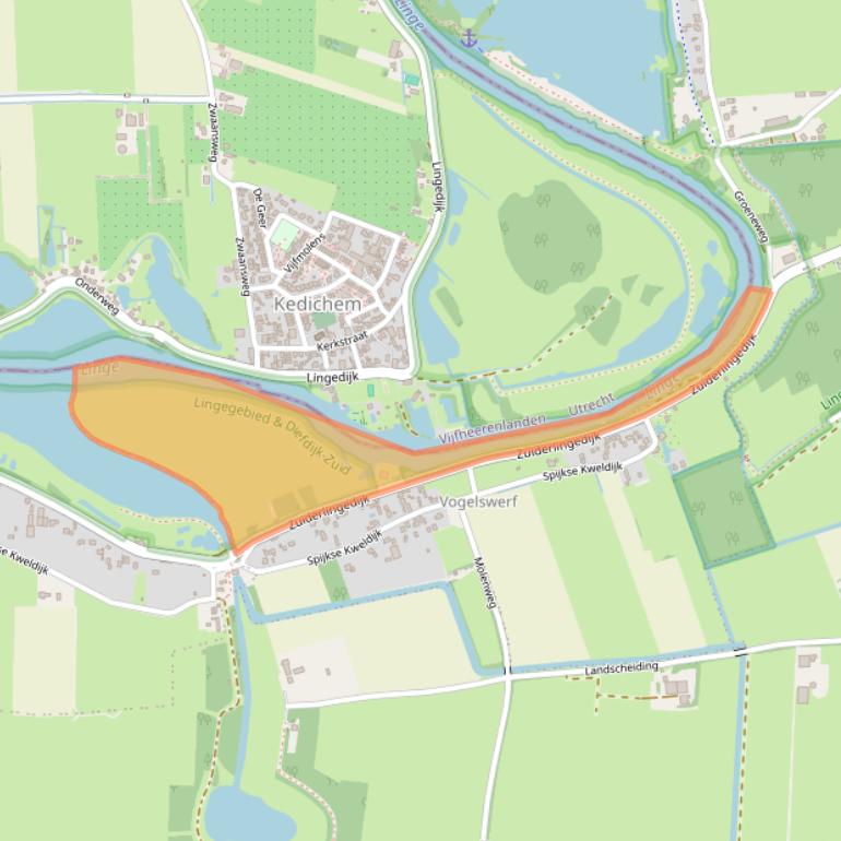 Kaart van postcodegebied 4161BN.