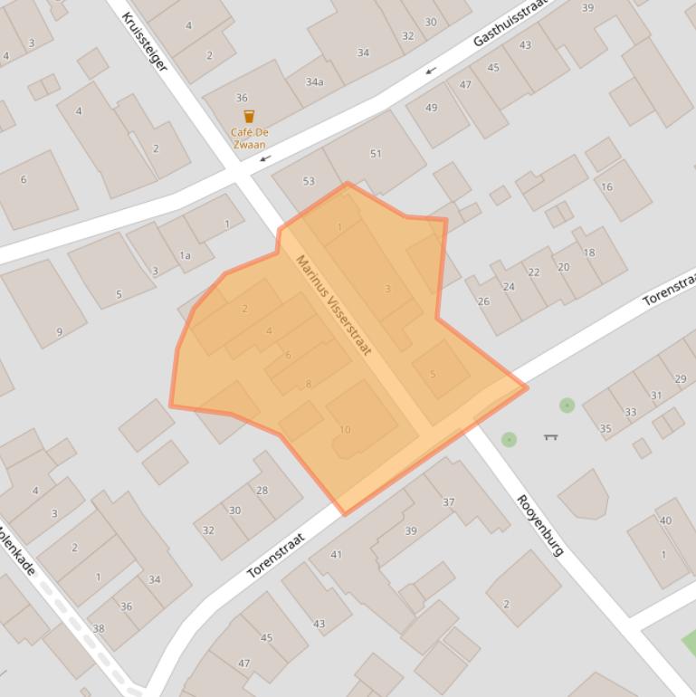 Kaart van postcodegebied 4161CH.