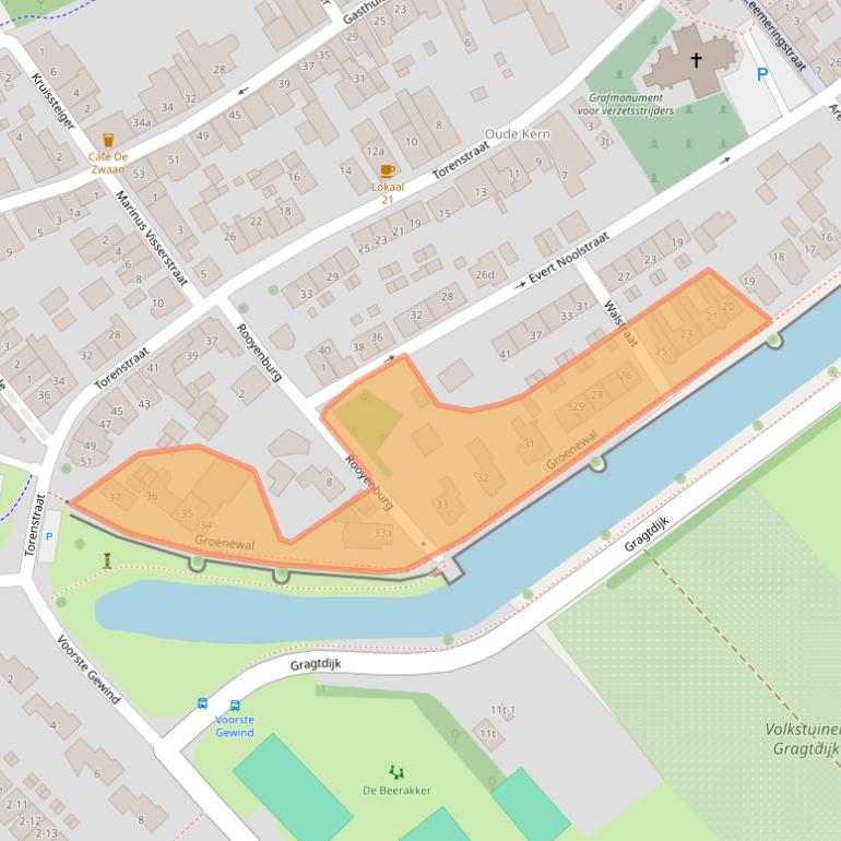 Kaart van postcodegebied 4161CM.