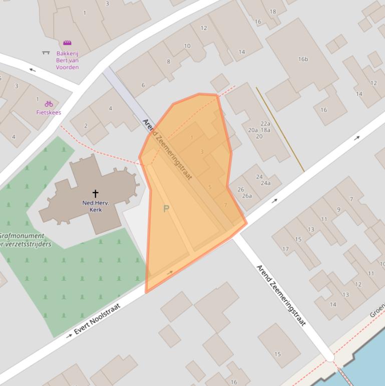 Kaart van postcodegebied 4161CX.