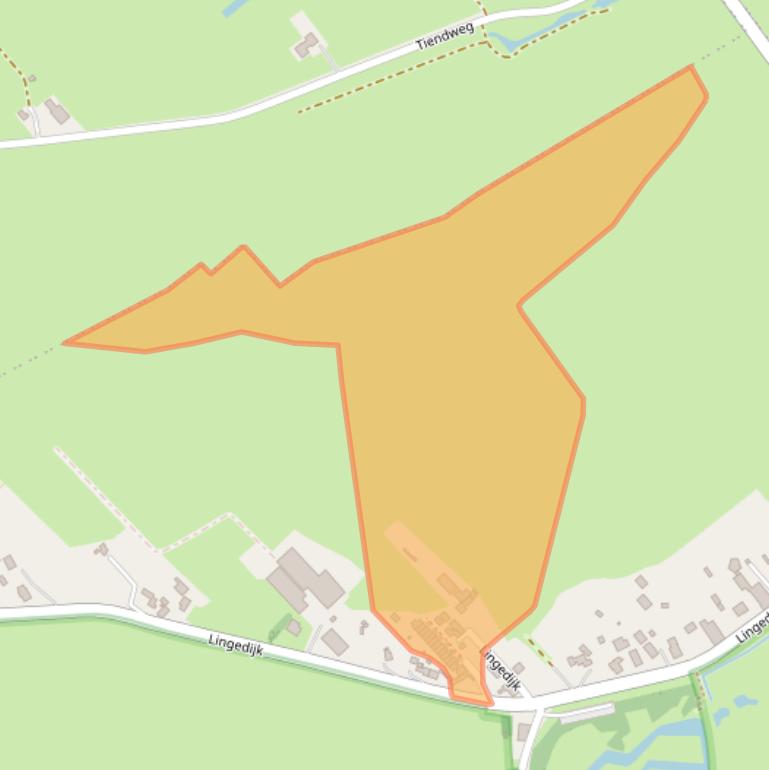 Kaart van postcodegebied 4163LL.