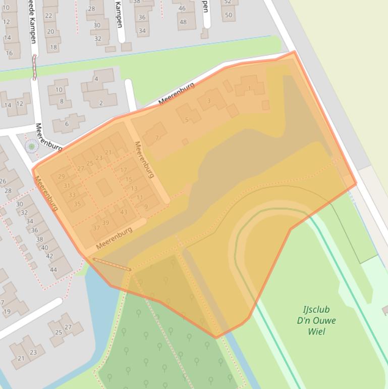 Kaart van postcodegebied 4171BW.