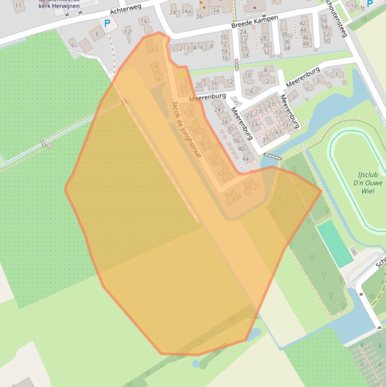 Kaart van postcodegebied 4171BX.