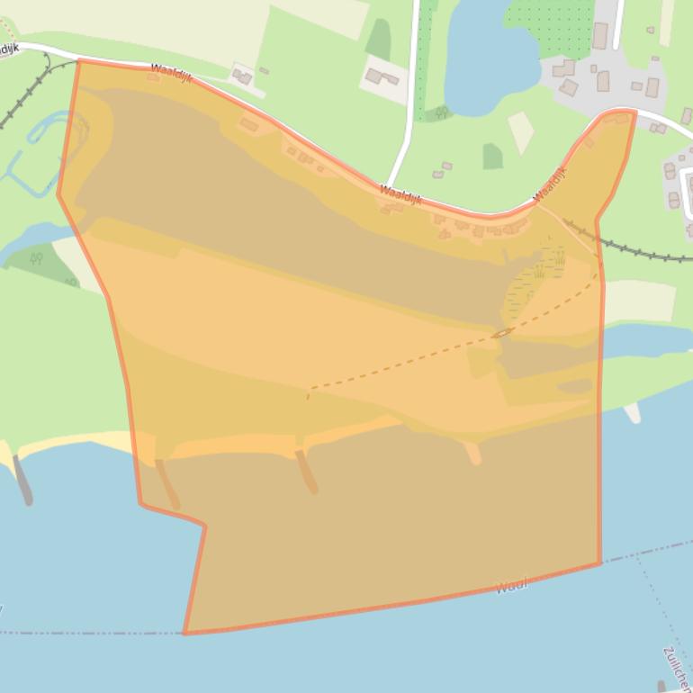 Kaart van postcodegebied 4171CH.