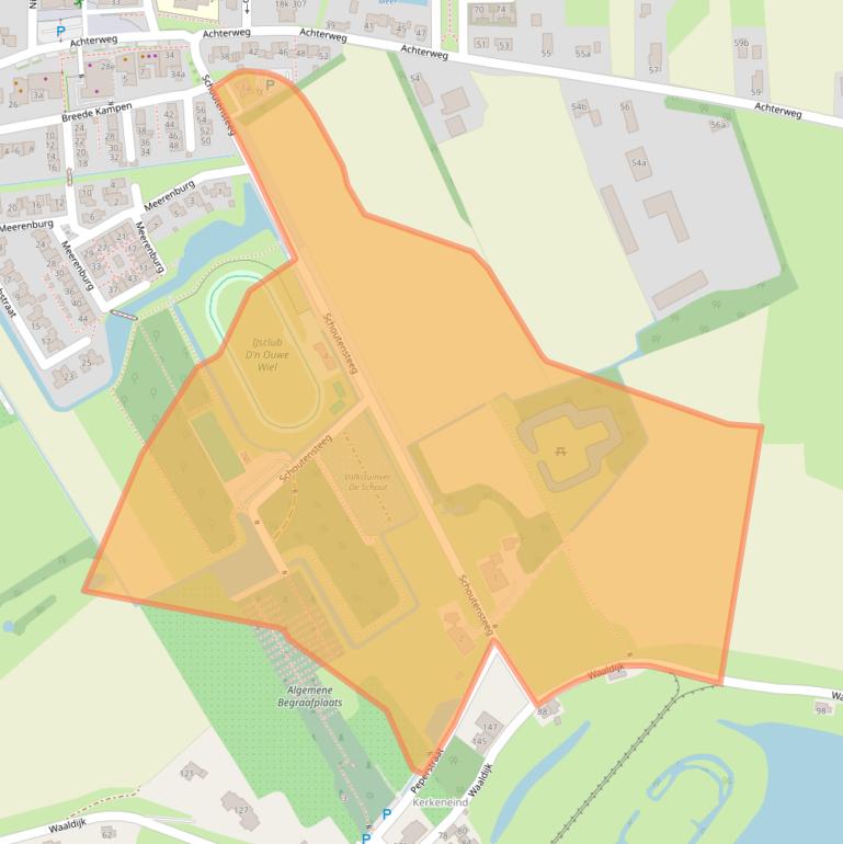 Kaart van postcodegebied 4171CK.