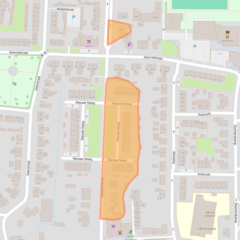Kaart van postcodegebied 4171CV.