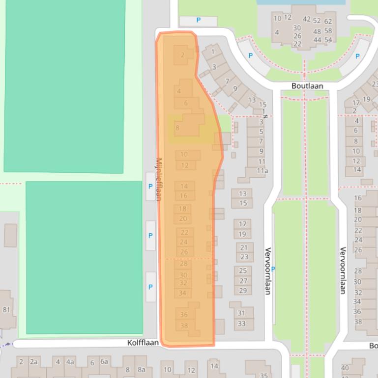 Kaart van postcodegebied 4171DD.