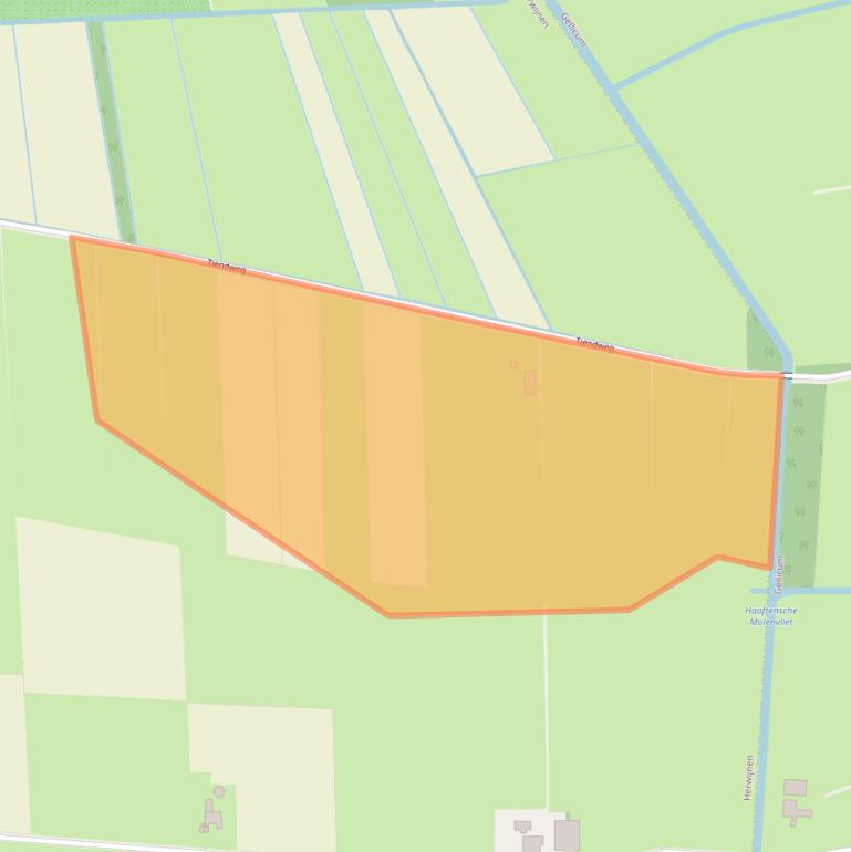 Kaart van postcodegebied 4171KL.