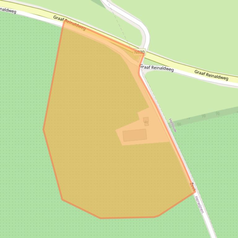 Kaart van postcodegebied 4171LH.