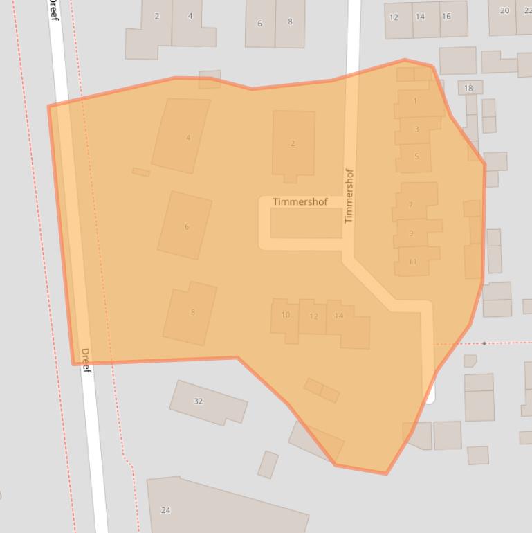 Kaart van postcodegebied 4175AL.