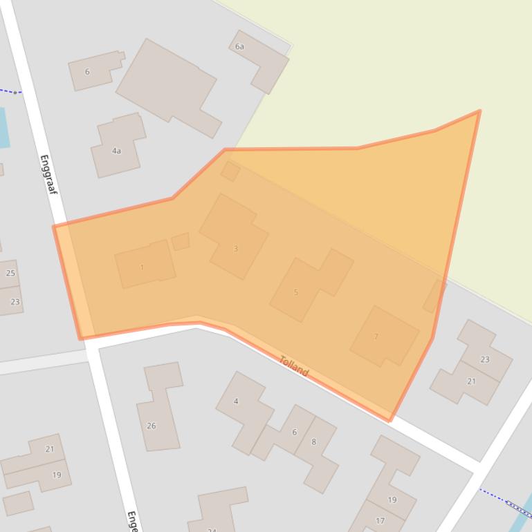 Kaart van postcodegebied 4175BP.