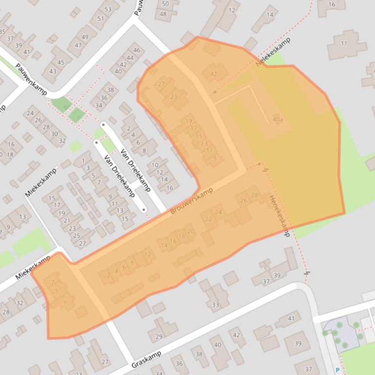 Kaart van postcodegebied 4175EB.