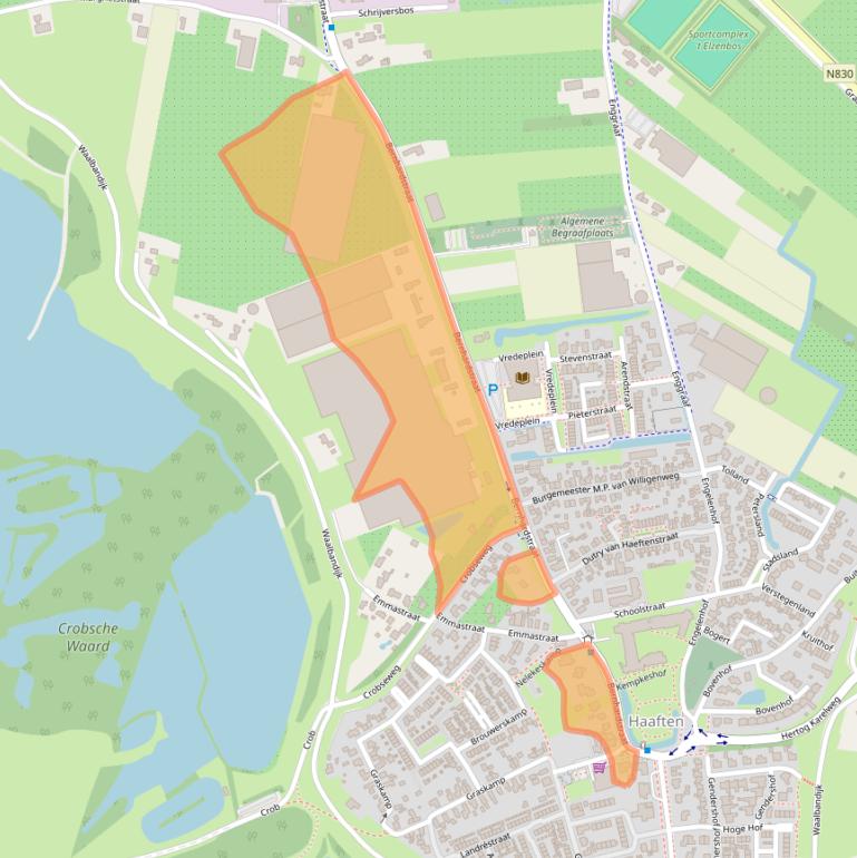 Kaart van postcodegebied 4175ED.