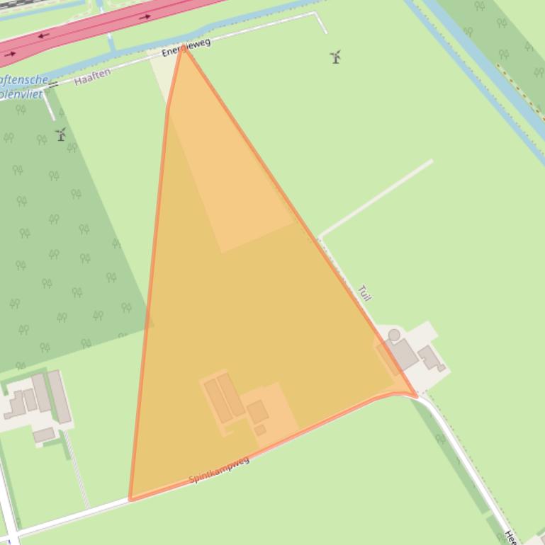 Kaart van postcodegebied 4175LJ.