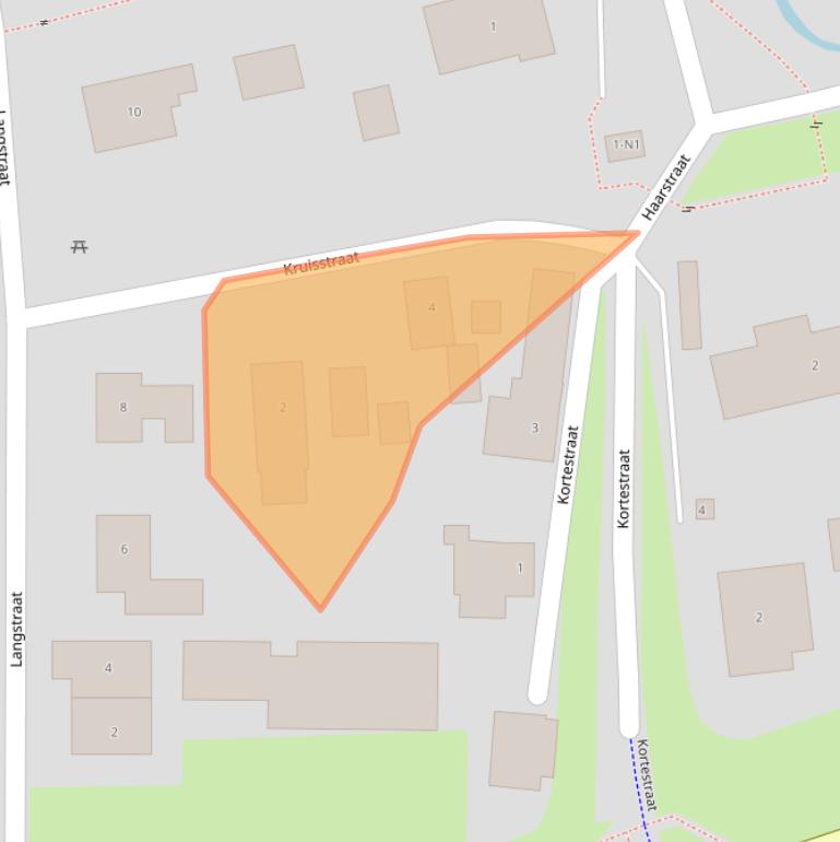 Kaart van postcodegebied 4176BE.