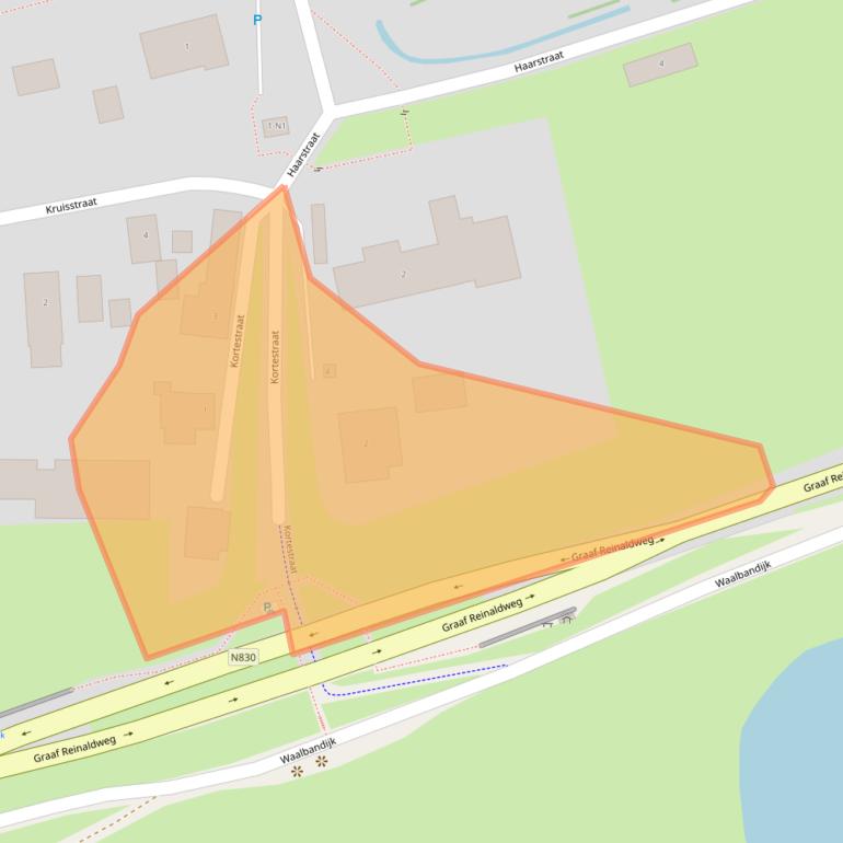 Kaart van postcodegebied 4176BG.