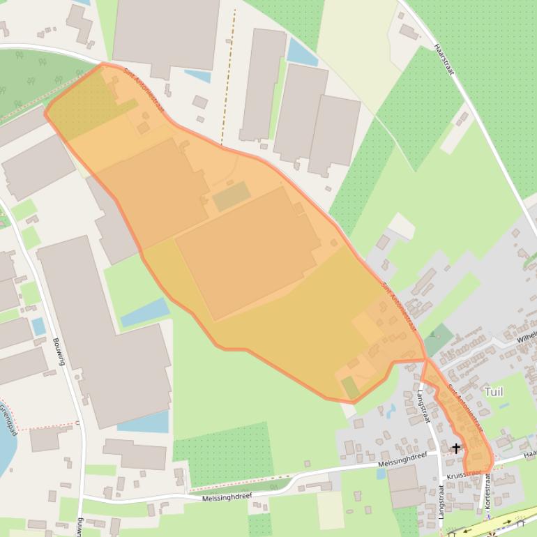 Kaart van postcodegebied 4176BH.