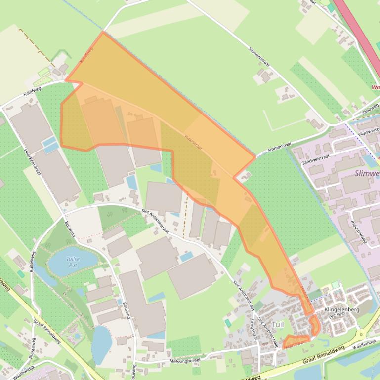 Kaart van postcodegebied 4176BK.