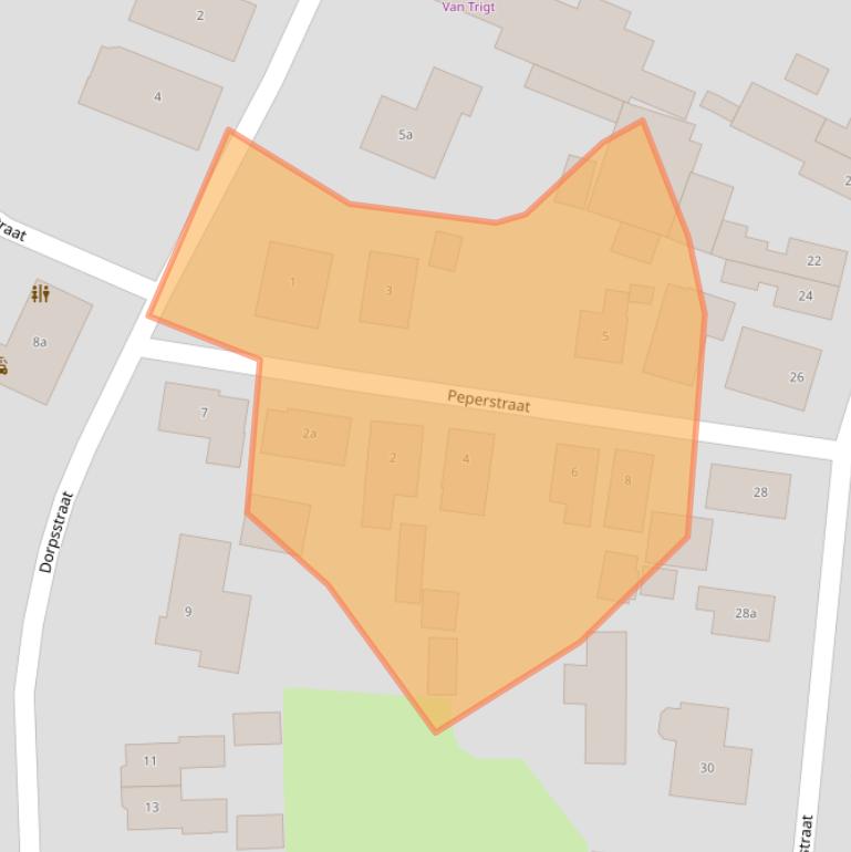 Kaart van postcodegebied 4181AC.