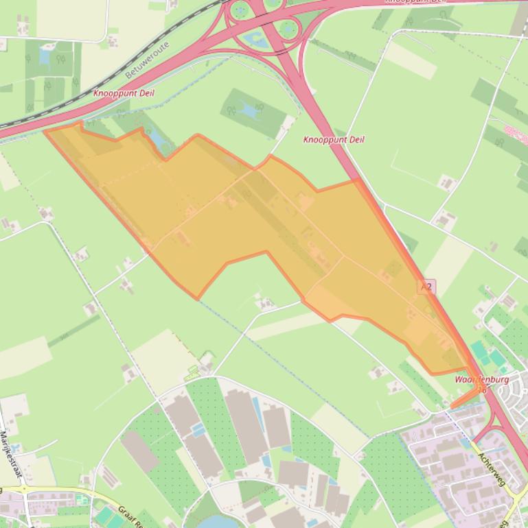 Kaart van postcodegebied 4181AG.
